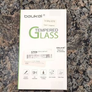 NWOT Tempered Glass Screen Protector for Galaxy A22 5G - Transparent